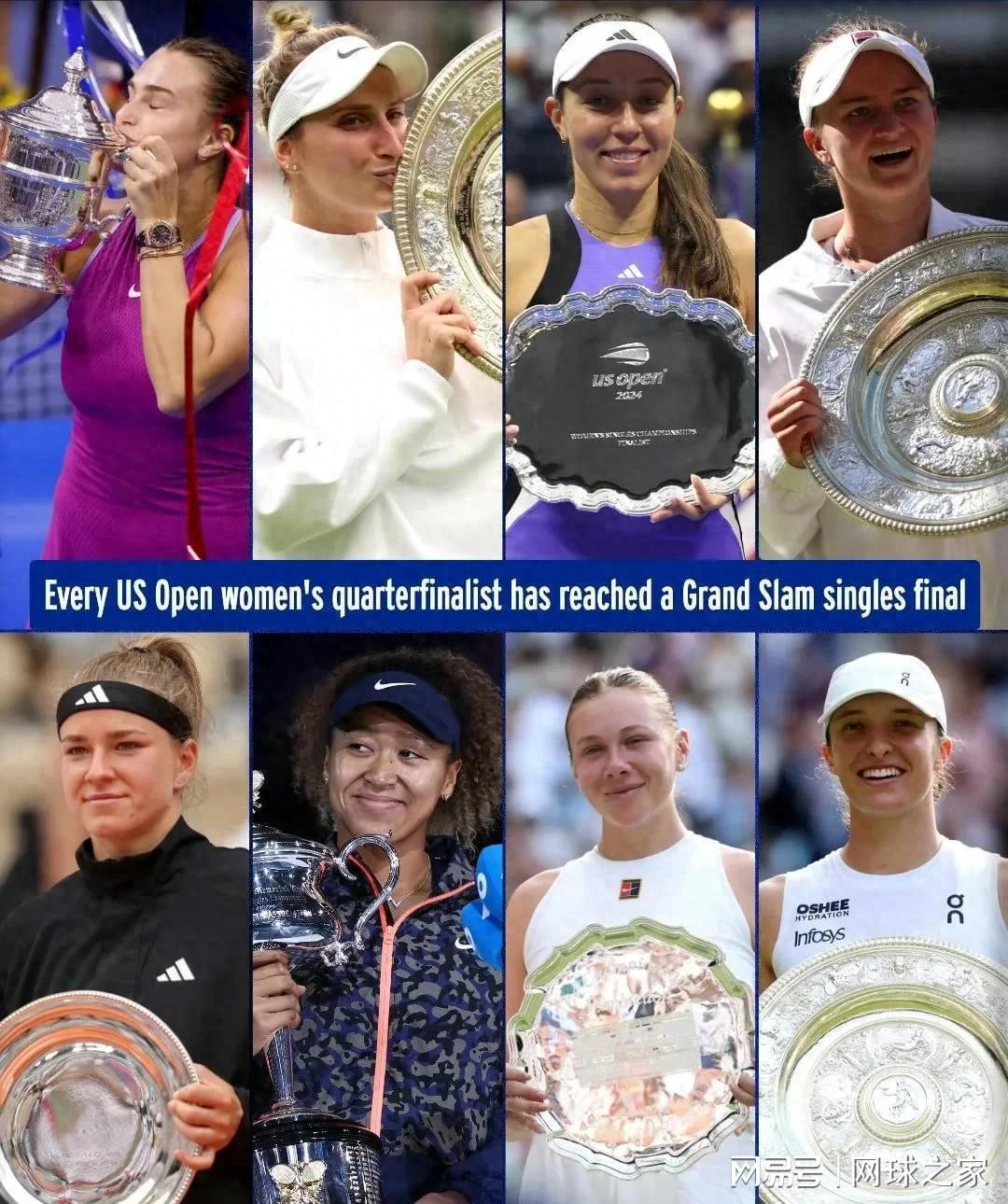 美网八强遭网友调侃！女单：内卷乱斗；男单：七小伙围剿一个老人